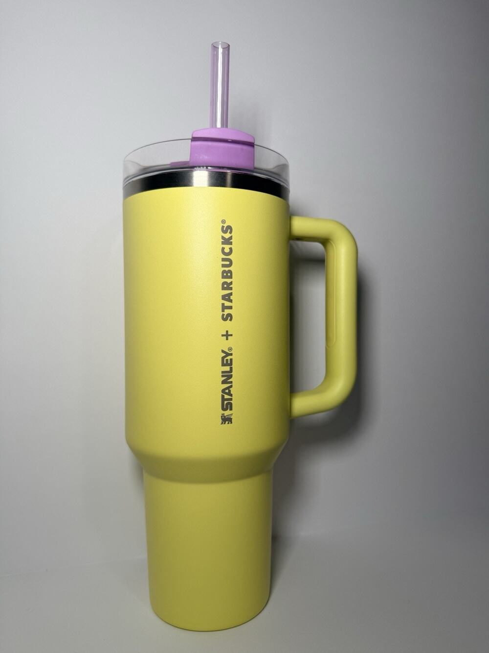 Stanley X Starbucks Thailand LIME GREEN YELLOW PURPLE 40oz Quencher Tumbler NWT